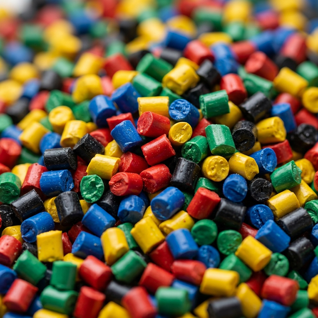Pellets coloridos de masterbatch
